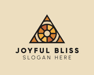 Stained Glass Eye logo design