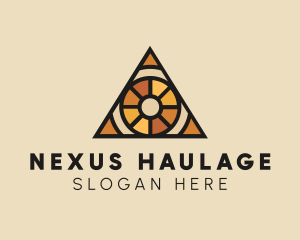 Stained Glass Eye logo design