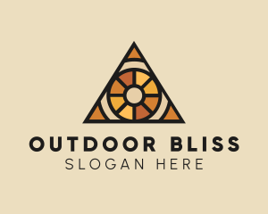 Stained Glass Eye logo design