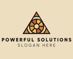 Stained Glass Eye logo design