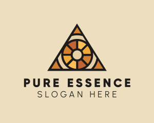 Stained Glass Eye logo design