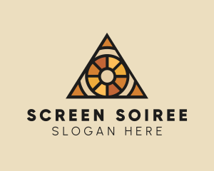 Stained Glass Eye logo design