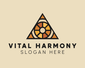 Stained Glass Eye logo design