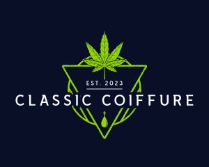 Marijuana Oil Dispensary logo design