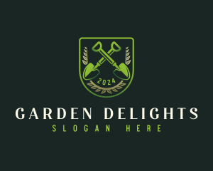 Shovel Landscaping Horticulture logo design