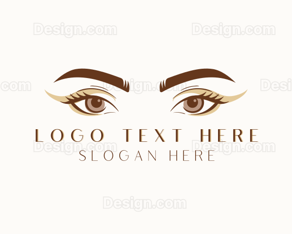 Elegant Beauty Eyelash Logo