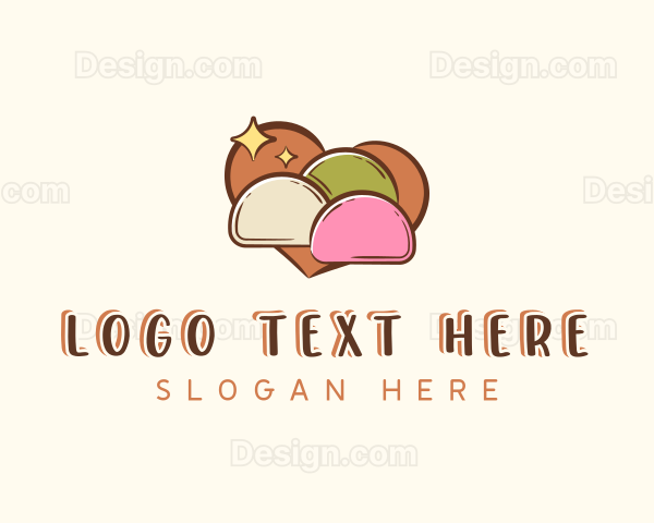 Mochi Rice Cake Logo