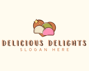 Mochi Rice Cake logo design