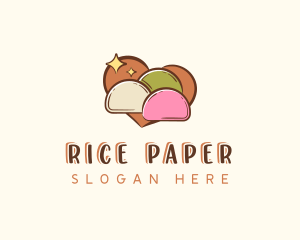 Mochi Rice Cake logo design