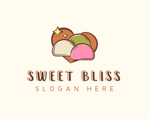 Mochi Rice Cake logo design