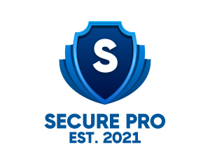 Anti Malware Security Lettermark logo design