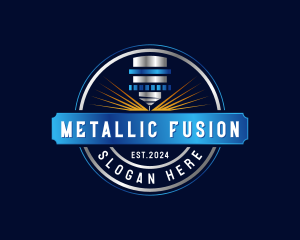 Machine Laser Metalwork logo design