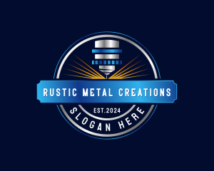 Machine Laser Metalwork logo design