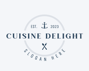 Fine Dining Cuisine Restaurant logo design