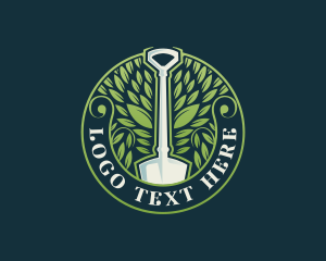 Shovel Leaf Tree logo