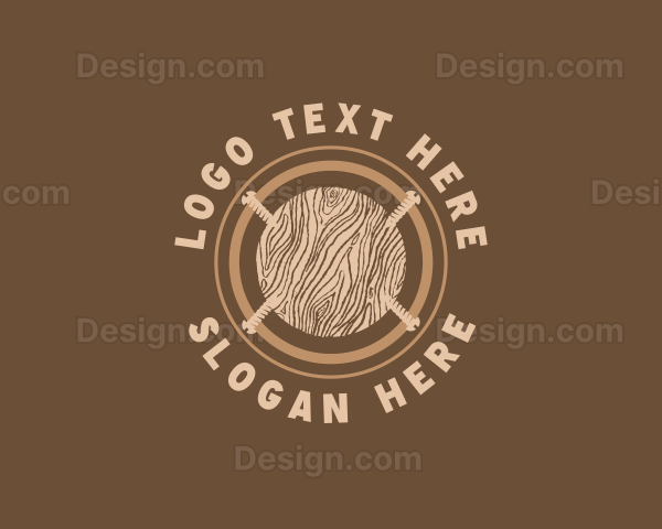 Woodwork Carpentry Business Logo