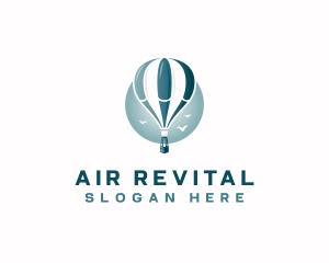 Hot Air Balloon Travel logo design