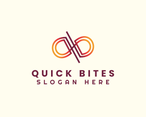 Motion Loop Letter QB logo design