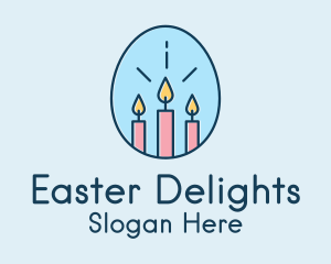 Easter Egg Candles  logo