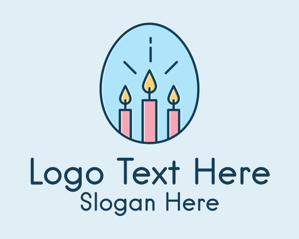 Easter Egg Candles  logo