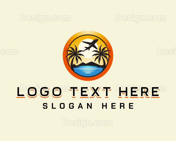 Tropical Summer Travel Logo