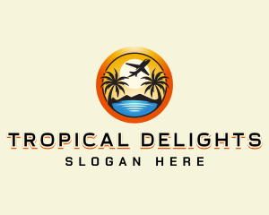 Tropical Summer Travel logo design