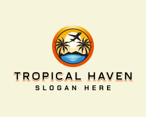 Tropical Summer Travel logo design