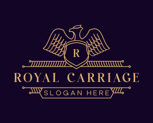 Royal Eagle Monoline logo design