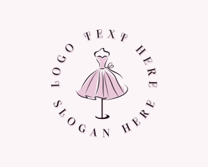 Fashion Dressmaker Boutique Logo