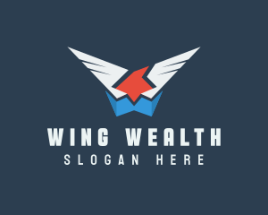 Eagle Wings Letter W logo design