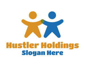 People Holding Hands logo design