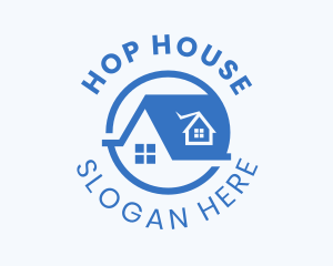 House Roof Property logo design