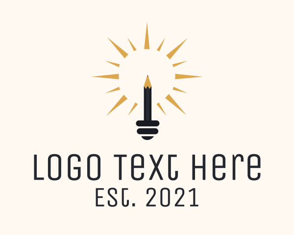 Light Bulb logo example 2