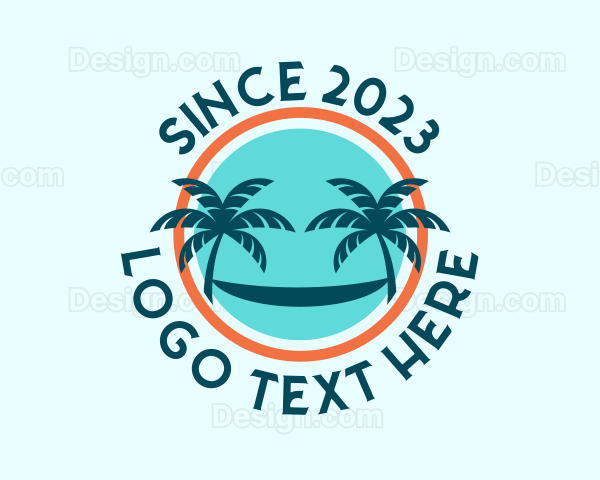 Palm Trees Hammock Logo