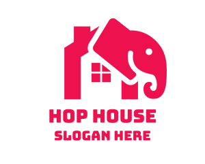 Elephant House Sanctuary logo design