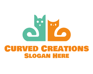 Cats Feline Vet logo design