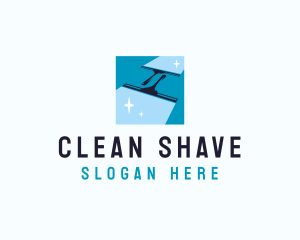 Sparkling Squeegee Cleaning  logo design