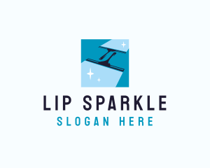 Sparkling Squeegee Cleaning  logo design