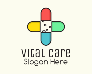 Colorful Capsule Vitamins logo