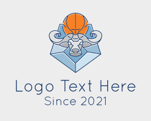 Basketball Bull Line logo