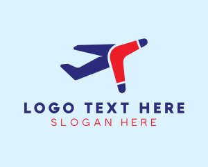 Boomerang Airplane Travel logo