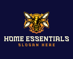  Insect Wasp Hornet logo design