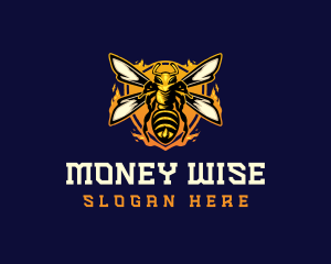  Insect Wasp Hornet logo design