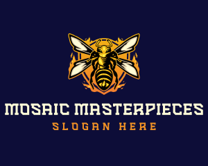  Insect Wasp Hornet logo design