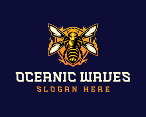  Insect Wasp Hornet logo design