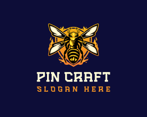  Insect Wasp Hornet logo design