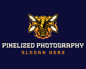  Insect Wasp Hornet logo design