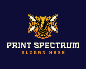  Insect Wasp Hornet logo design