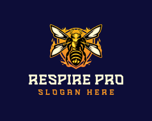  Insect Wasp Hornet logo design