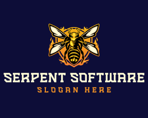  Insect Wasp Hornet logo design